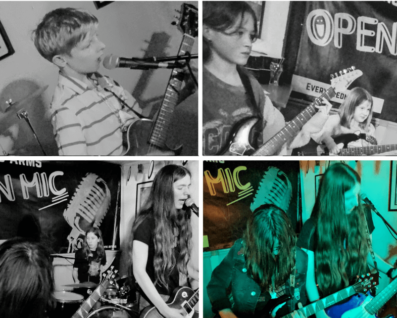 Performers at The Masons Arms open mic night